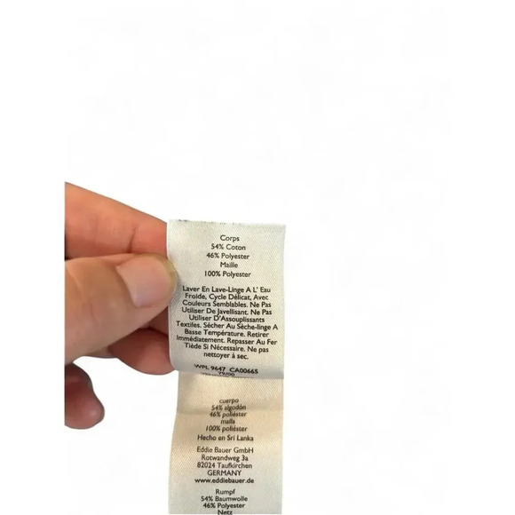 Eddie Bauer Men's Light Weight Vented Long Sleeve Bottun Down Outdoor M - Picture 8 of 11